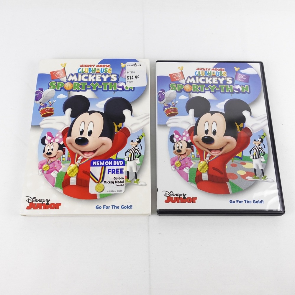 Mickey Mouse Clubhouse: Mickey's Sport-Y-Thon DVD With Slipcover Disney Junior